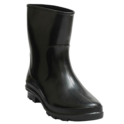 Image of Hillson Gumboot DON for Men & Women | Waterproof Rainboot, Anti-Skid Sole, Protection from Oil, Acid, Chemicals etc. | Size 07 INDIA /UK