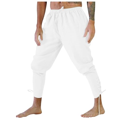 Pantalon legging à lacets ample rétro avec sangle à la cheville