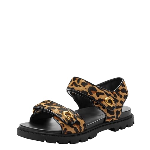 Image of Coach Women's Brynn Leather Sandal