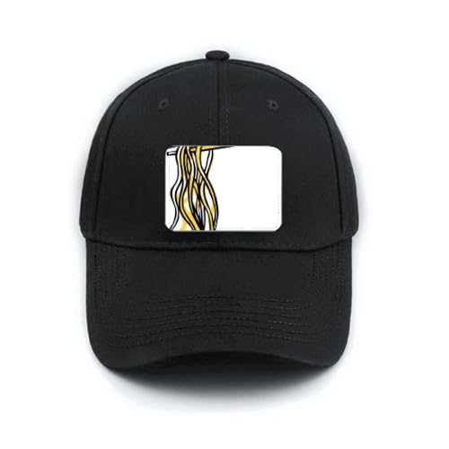 Casquette baseball noire réglable motif traditionnel chinois