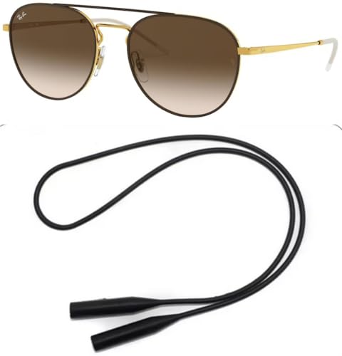Ray-Ban RB3589 Sunglasses Bundle: RB 3589 905513 Brown On Arista and Universal Anti-slip Silicone Leash2