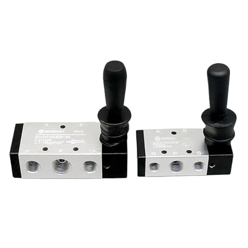 Vanne de commande manuelle d'air pneumatique 5/3 voies 4H310-10 1 pièces