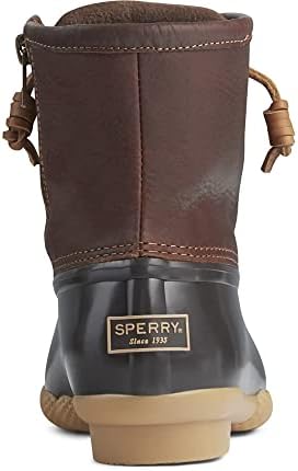 Sperry Women's Saltwater Boots, Tan/Dk Brown, 7.5 | Image 3