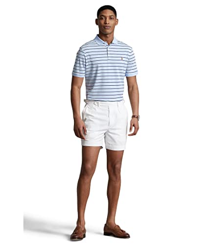 Image of POLO RALPH LAUREN Classic Fit Soft Cotton Polo Shirt Elite Blue Multi 2XL