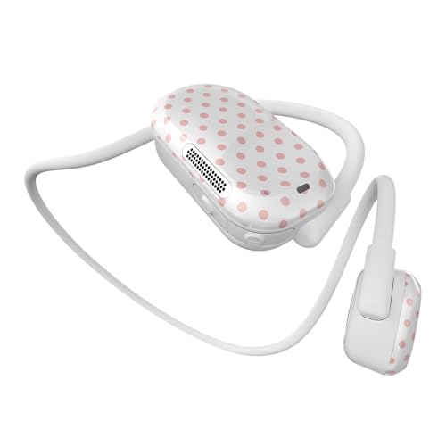 Image of Purity Air Open Ear Headphones - True Air Conduction Wireless Bluetooth Open Ear Earbuds with Dual Mic for iPhone /Android - Secured Long Wearing Comfort, Sports Sweat Resistant (Chalky Dots)