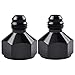 EVIL ENERGY Female AN8 to Male AN6 Flare Reducer Hose Fitting Adapter Black 2 Pcs