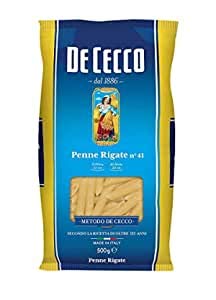 24x Pasta De Cecco 100% Italienisch Penne Rigate n. 41 Nudeln 500g