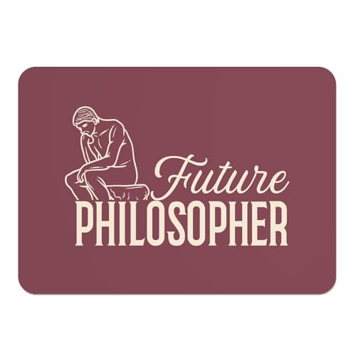 Napperons rouge grand format Future Philosopher en liège de qualité
