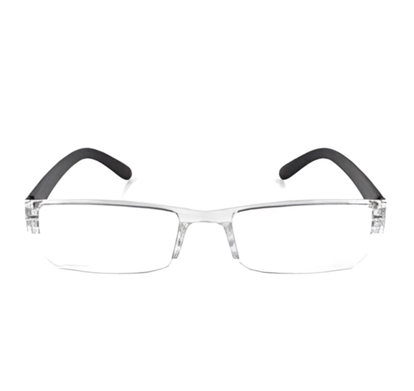 Clearo +2.50 Compact Portable Rimless Reading Glasses – Ultra-Slim Foldable Readers for Adults – Lightweight & Comfortable Vision Aid for Books & Phones