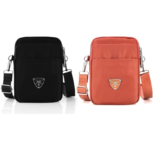 Image of J I Women's Small Cross-Body Phone Bag Stylish Mobile Cell Phone Holder Pocket Purse Wallet Sling Bag Mini Shoulder Bags
