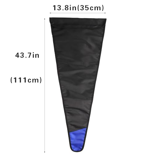 Fonher Fencing Sword Sling Shoulder Bag for Foil, Epee, Saber, and Longsword,Made of 1680D Double Strand Oxford Cloth,Protect your Fencing Weapons with a Sword Sleeve Cover Case (Black)