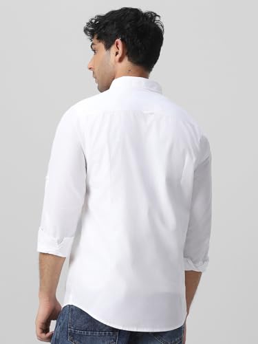 Image of Urbano Fashion Men's Cotton Full Sleeve Regular Fit Casual Solid Shirt