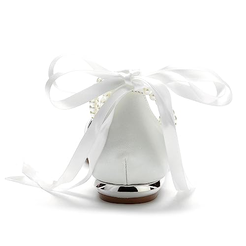 Hyinlays Women's Flats Pointed Toe Party Dress Shoes Flats for Women Flat Comfortable Dressy Pumps2