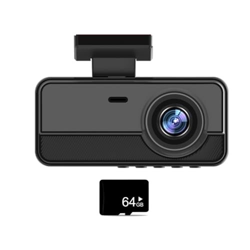Fangxuee Cámara de Tablero de 3 Canales para Autos, Cámara WiFi 1080P, Grabadora de Video, Cámara de Visión Trasera para Vehículo, DVR para Auto,