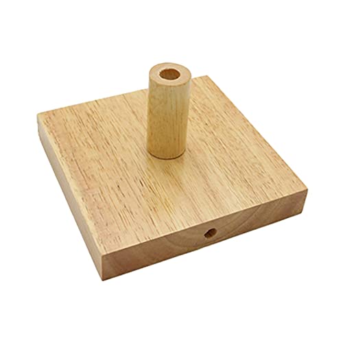 Colcolo Base per lampada da tavolo in legno Parti di ricambio Accs Craft Semplice da usare Durevole Moderno Universale per la festa di, B