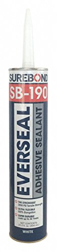 Pick-Proof Adhesive Sealant, 10.3oz, White