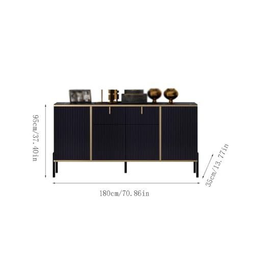 ZZJWMJGC Kaffeebarschrank Sideboard Miethaus Weinschrank Wandmontage Home Wohnzimmer Teeschrank Restaurant Geschirr Lagerschrank Buffetschrank Mit Stauraum