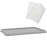 PawHut Inodoro para Perros Plegable, 86x62 cm, Bandeja Sanitaria para Perros...