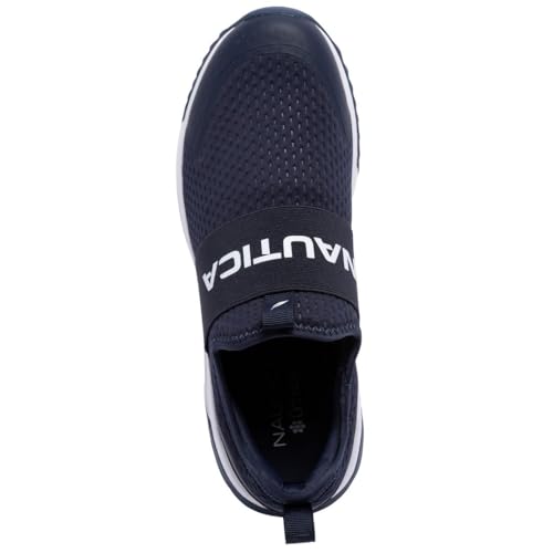 Image of Nautica Men's Slip-On Sneakers - Casual Fashion Shoes for Walking, in Medium & Wide Widths