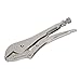 Sealey AK6823 230 mm Locking Pliers Straight Jaws 0-45 mm Capacity, Silver