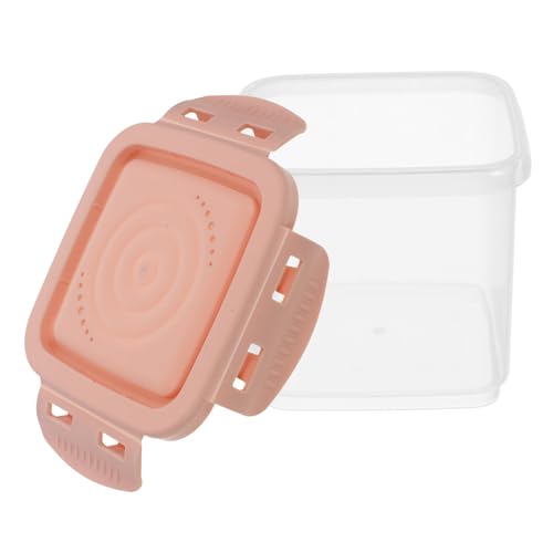 TOMETURE ���[�O���g�ۑ��e�� �����p���ۑ��� 600ML �s���N ��e�� �L�b�`���������� �ė��p�\