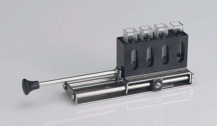 Cole-Parmer Visible Spectrophotometer Cuvette Holder, 4-Position; 10-mm Length