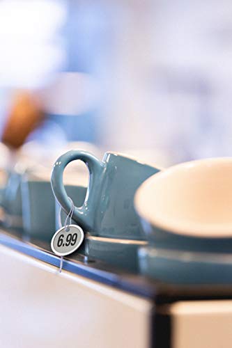 Lucky Line Paper Tag 1-1/4" With String, 25 Per Pack, White (27229) #TOP2