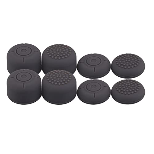 9CDeer Performance Joystick Analog-Stick, Daumengriffe, 8 Stück, kompatibel mit N-Switch, Joy-Con, Grau Cover