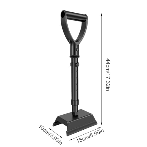 Rail assis-debout gris avec levier robuste et base solide pour senior - 8