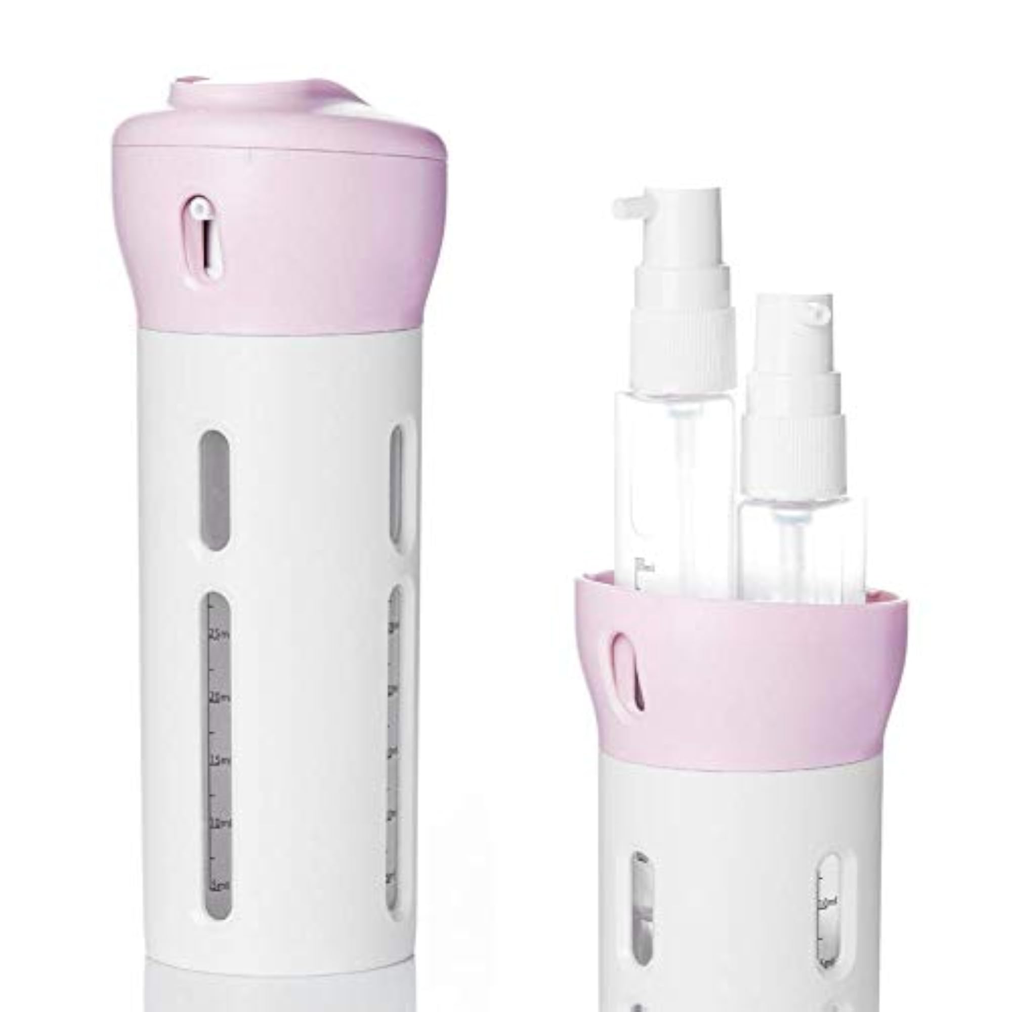 4-in-1 Travel Bottles Set, Portable Lotion Container Kit