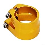 Diseño llamativo: mejora la estética de tu bicicleta con esta elegante abrazadera disponible en varios colores como negro, rojo, azul, morado, oro y plata para adaptarse a tu estilo personal.