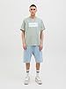 JACK & JONES Jjhayato Tee SS Crew Neck BTS, Iceberg Green, XXL #2