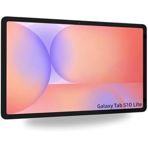 SAMSUNG Galaxy Tab S10 Lite with S-Pen | 128GB, 6GB RAM, Wi-Fi Only | 10.9” 90Hz LCD, Android 15 WiFi 6 Tablet, All Day Battery | International Model X400 | 256GB SD Card Bundle, Gray