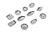 Fox Run 3620 Mini Tartlet Set, Tin Plated Steel, 36-Piece