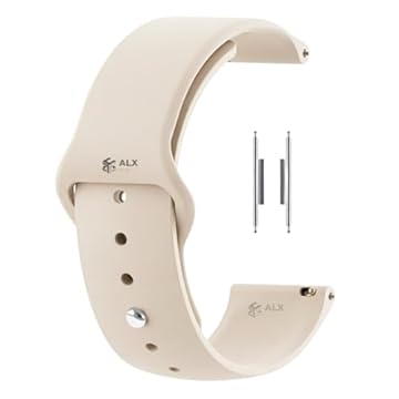 Pulseira de Silicone 20mm Starlight Compatível com GTS 4, GTS 2 Mini e GTR Mini | Confortável, Ajustável e Encaixe Preciso