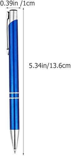 Miniatura 6 de Cabilock Bolígrafos de metal, 5 bolígrafos retráctiles, tipo prensa, bolígrafo de tinta negra, bolígrafo de rodillo, bolígrafo de diario, papelería