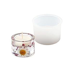 Harsvormen Siliconen,Theelichthouder siliconen mallen | Cilinder Siliconen Kaarshouder Mallen, Hars Epoxy Mallen Siliconen voor DIY Home Decor Regine