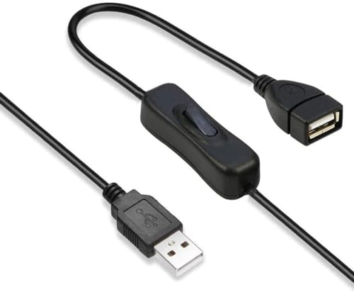 Amazon.co.jp: YFFSFDC USB A オス メス 延長ケーブル 2m ON/OFF