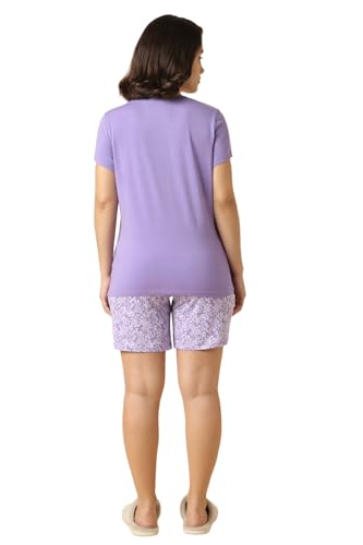 Image of Van Heusen Women's Lounge Allover Print Lounge Shorts - Modal Cotton - Functional Pocket, Superior Drape -Available in Pack of 1 & 2
