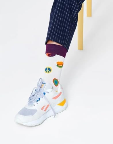 Happy Socks Premium Cotton Socks (US, Numeric, 9, 11, Regular, Regular, Symbol Dot)2