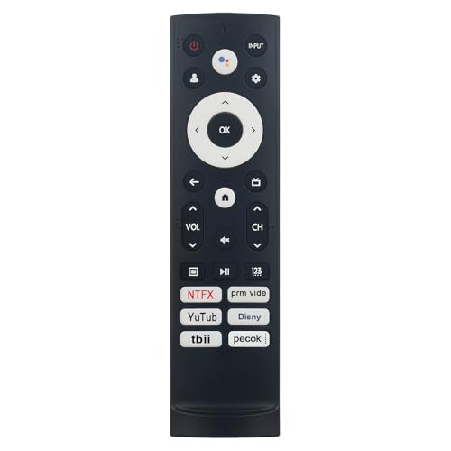 ERF3A90 Voice Remote Control Replacement fit for Hisense 4K Android Smart TV U7G U8G U9DG Series 75U9DG 55U8G 65U8G 55U7G 55U78G 65U78G 75U78G 65U7G 75U7G 65U6H 55U6H 75U6H