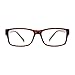 SA106 Classic Plastic Narrow Rectangle 3 Focal Progressive Reading Glasses (Tortoise, 2.00)