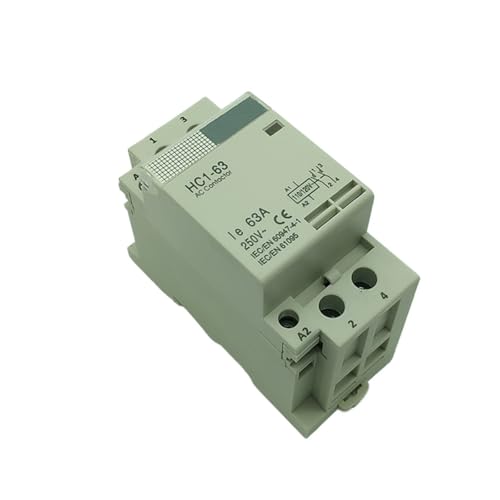 Contactor de CA HC1-63 de 2 polos para control de circuitos de 63A con bobina a 110V 3