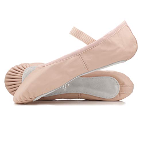 Roch Valley Ophelia Full Sole Pink Leather Ballet Shoes (Pink, 3)