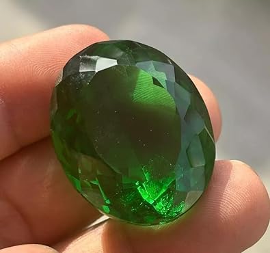 Natural 100 Ct+ Colombian Green Emerald Certified Oval Shape Loose Gemstone Collectible Gems Stone For Making Jewelry