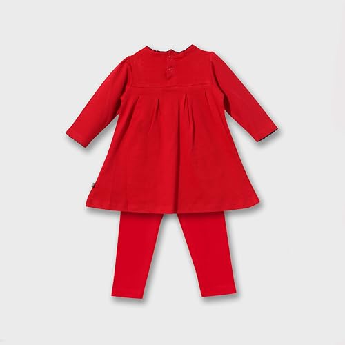 Image of Mom's Love Baby-Girl's Cotton Classic Above The Knee Casual Dress