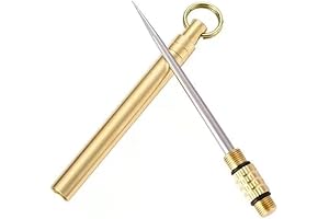 Gold Cigar Poker Draw Tool Needle Stainless Steel Puncher