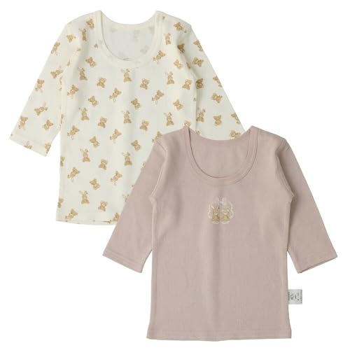 [SANTOWA] [�T���g�[��] �x�r�[ ���� ����T�V���c 2���Z�b�g 2���g �ڌ��V�� �z���ۉ� �ӂ���g���� �A���_�[�E�F�A �q�� 3�T�C�Y�W�J [ 80-95cm ] C�F���܂��� 90cm