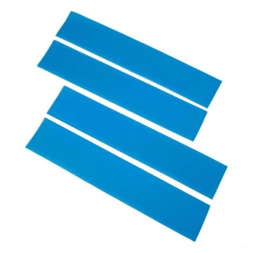 FACAIIO Mitsubishi Electric Split - Filtros de esponja de poliuretano para aire acondicionado, 4 unidades, compatibles con MSY-GE24NA/MSY-GL24, 420 x 82 x 5 mm, piezas azules