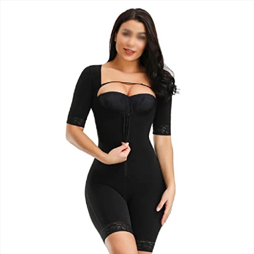 Body faja reductora de una pieza para curvas y abdomen en talla grande ajustable con cremallera